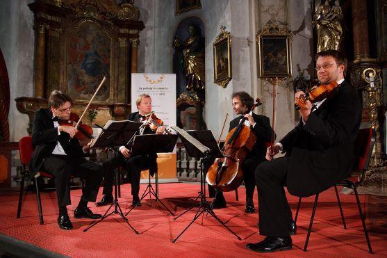 Česká televize natáčela koncert Zemlinského kvarteta v Otovicích 