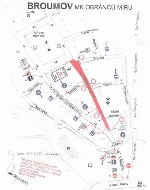 Město Broumov opraví ulici Obránců míru 