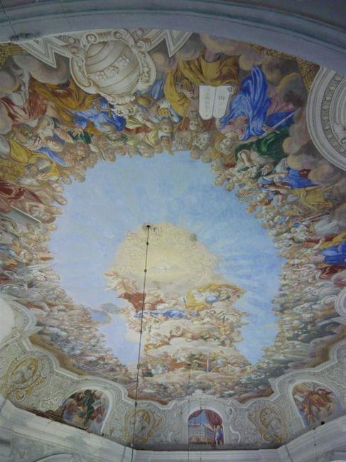 Během workshopu byly detailně zmapovány nástěnné malby v kostelech tzv. broumovské skupiny kostelů 