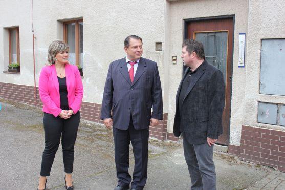 Broumov navštívil bývalý předseda vlády Jiří Paroubek