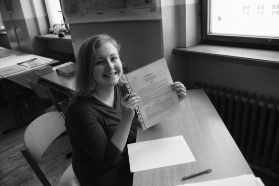 Oktáva úspěšně odmaturovala. Závěrečné slovo absolventky gymnázia 