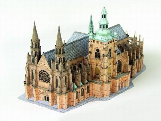 Výročí Karla IV. uctívají i jeho stavby, tentokrát ovšem vytvořené z papíru 