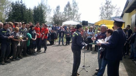 V Křinicích soutěžili dobrovolní hasiči v požárním útoku