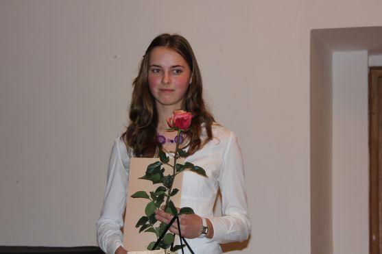 Studenty roku broumovského gymnázia se stali Klára Ištoková a Petr Kujal