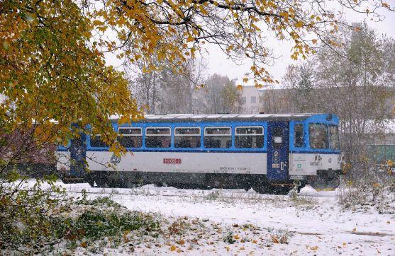 Sněhová nadílka na Broumovsko přišla letos o týden dříve