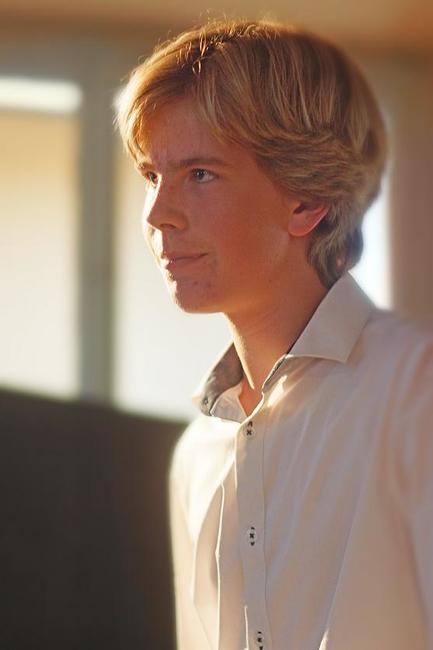 Matyáš Novák v Kreslírně bývalého klášterního gymnázia v Broumově 