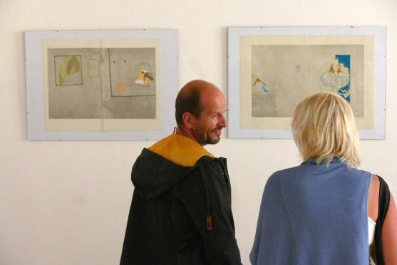 Na Nové terase v Polici nad Metují představuje průřez svou tvorbou výtvarnice Kateřina Černá 