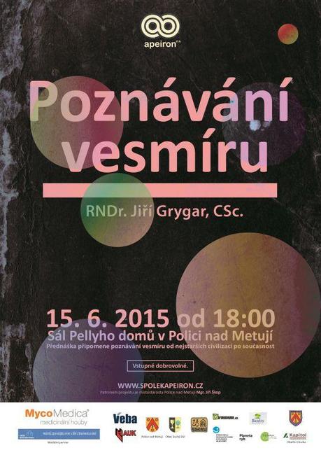 Astrofyzik Jiří Grygar bude přednášet o vývoji poznání vesmíru od nejstarších civilizací po současnost 