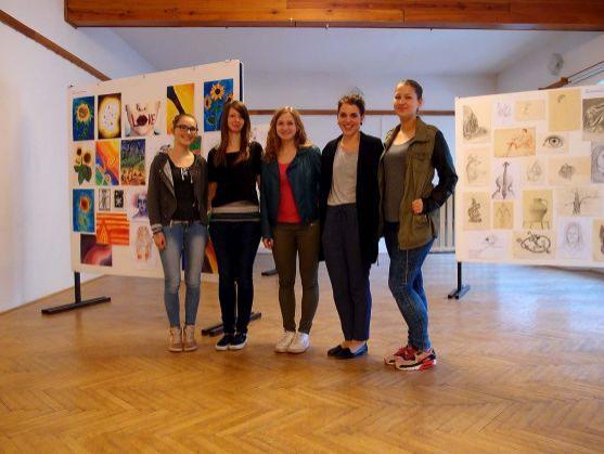V pondělí bude zahájena výstava výtvarných prací studentů gymnázia 