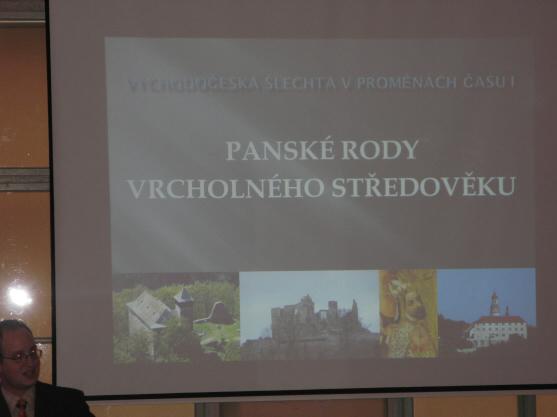 První semestr Univerzity 3. věku v Broumově skončil přednáškou na téma Magnátské rody pozdního středověku a raného novověku