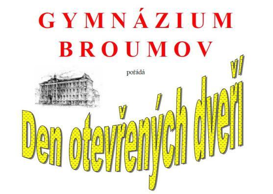 Video: Gymnázium Broumov pořádá Den otevřených dveří