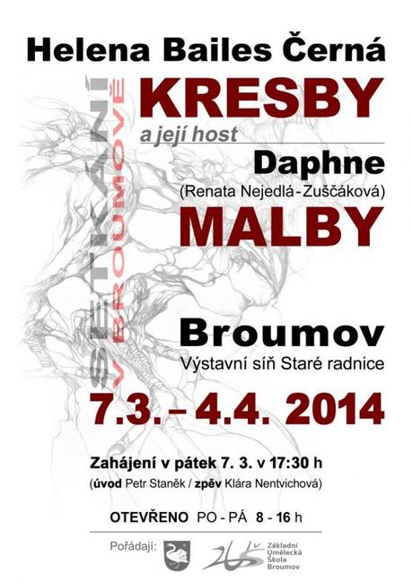 Setkání malířek v Broumově: Helena Bailes Černá a Renata Nejedlá - Zuščáková 