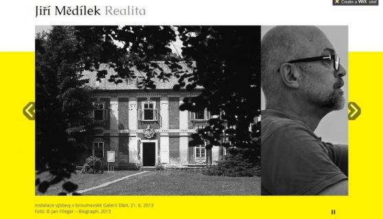 Ještě týden bude trvat v Galerii Dům v Broumově výstava Jiřího Mědílka Realita 