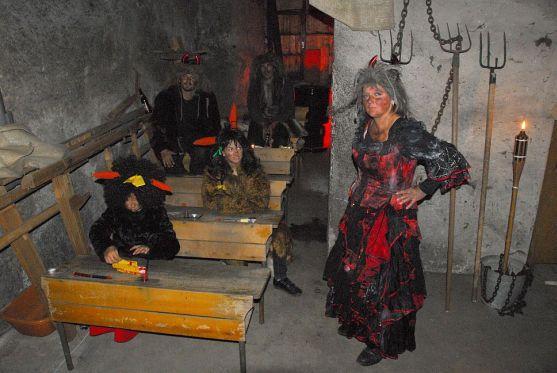 Polický klášter byl plný pohádkových a strašidelných postav 