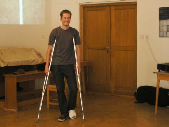 Bývalý student broumovského gymnázia Michal Čepelka zorganizoval BroumArt 