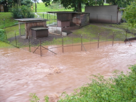 Voda se vylila z břehů