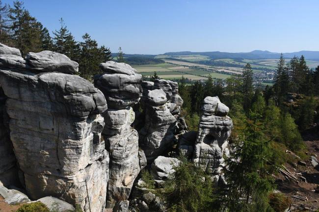 Geopark Broumovsko z ptačí perspektivy