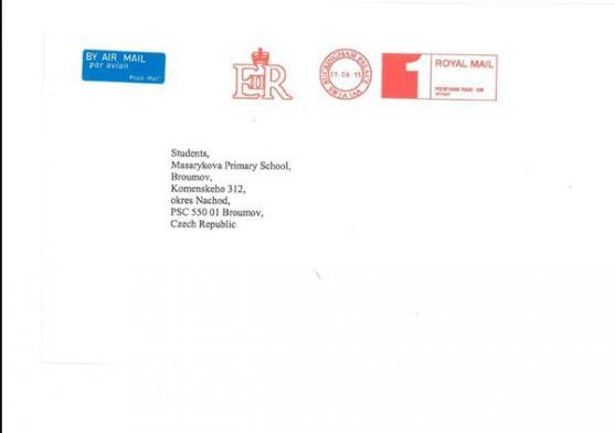 Žáci Masarykovy školy dostali dopis z královského paláce