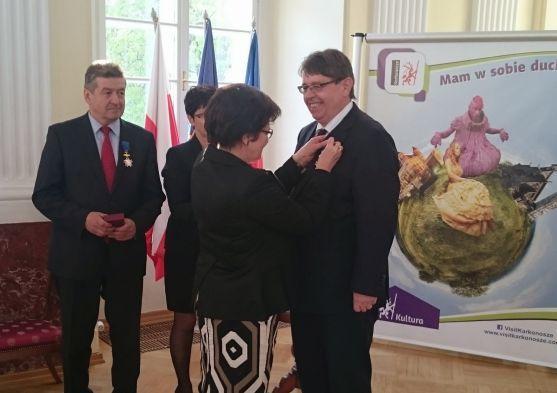 Dobrou spolupráci s krajem ocenili Poláci vyznamenáním pro hejtmana
