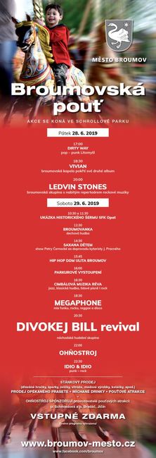 Nabídka akcí na Broumovsku pro víkend od 28. do 30. června