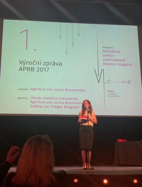 Výroční zpráva Agentury pro rozvoj Broumovska zvítězila v soutěži Fenix Content Marketing