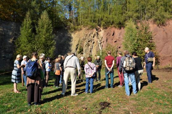 Exkurze České geologické společnosti v Geoparku Broumovsko