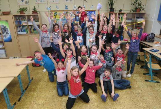 Žáci ZŠ Hradební strávili Noc s Andersenem