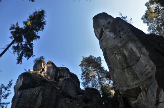 Z Police nad Metují přes stolový vrch Ostaš k pískovcovým sloupkům v České Metuji