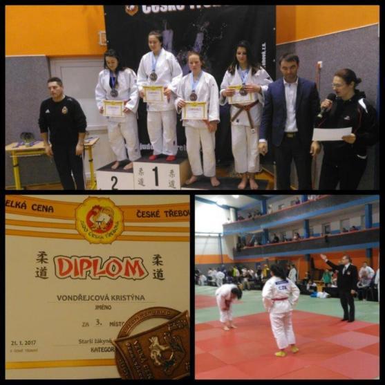 Broumovská judistka Kristýna Vondřejcová má už dvě letošní medailové umístění