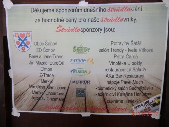 Šonovským kulturním domem voněl štrúdl