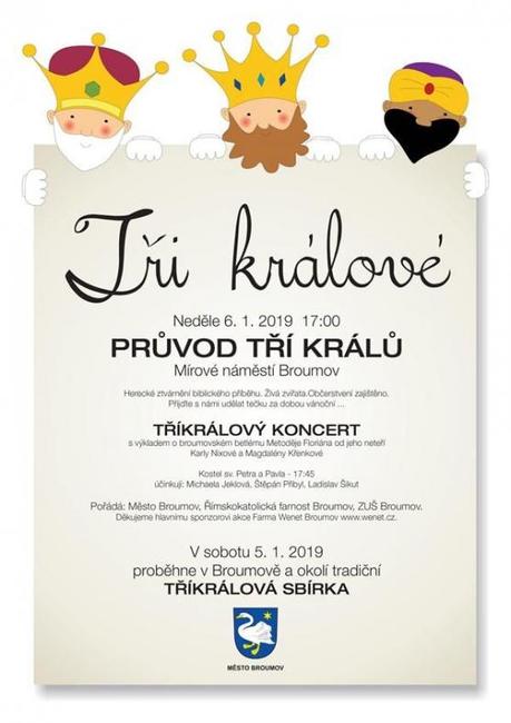 Nabídka akcí na Broumovsku pro víkend od 4. do 6. ledna