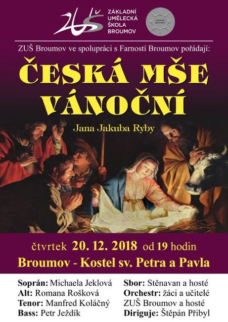 Nabídka akcí na Broumovsku pro nadcházející víkend a vánoční svátky