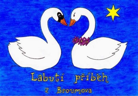 Originální omalovánky Labutí příběh z Broumova vydalo a prodává IC Broumovska