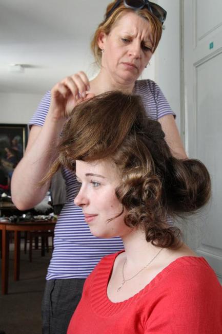 Studenti gymnázia se na chvíli stali filmovými kostyméry a vizážisty