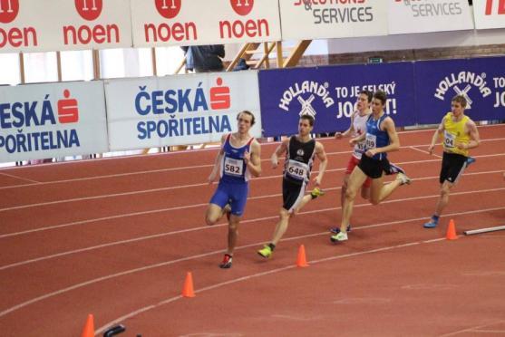 Štěpán Jirman se stal juniorským Mistrem České republiky v běhu na 800 metrů