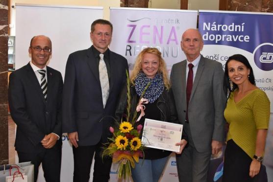 Ženou regionu Královéhradeckého kraje se stala Tereza Melišová. V užší nominaci byla i Ida Jenková