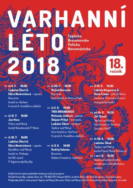 Nabídka akcí na Broumovsku pro víkend od 10. do 12. srpna