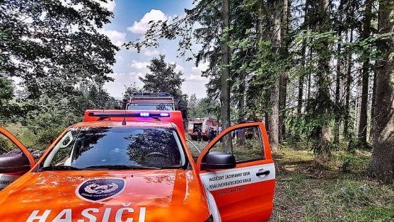 V Teplicích hořelo pole, v Božanově les