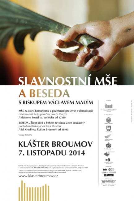 V Broumově budou diskutovat Miloslav kardinál Vlk, Alexandr Vondra či biskup Václav Malý