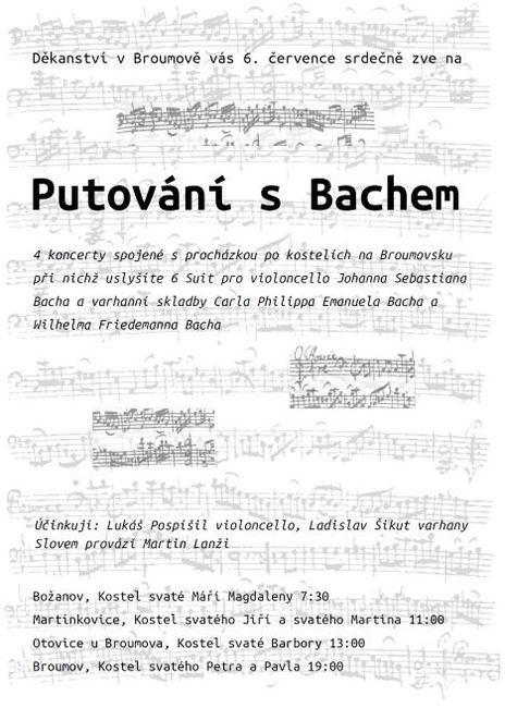 Nabídka akcí na Broumovsku pro víkend od 6. do 8. července