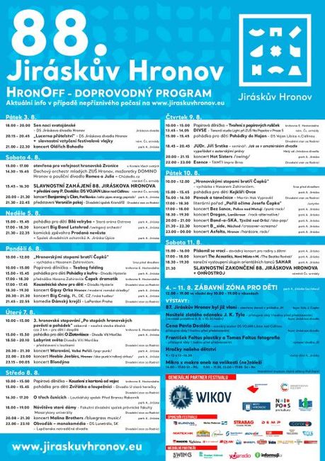 Dnes začíná festival Jiráskův Hronov