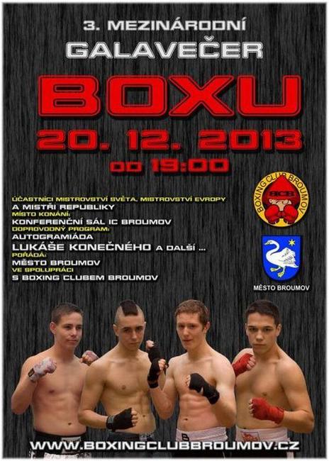 První český profesionální mistr světa v boxu Lukáš Konečný se bude podepisovat při pátečním Galavečeru