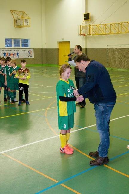 Tereza Frydrychová je členkou vítězného okresního výběru. Navíc byla vyhlášena nejlepší hráčkou