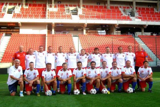 Fotbalová reprezentace starostů tentokrát se Slovenskem prohrála