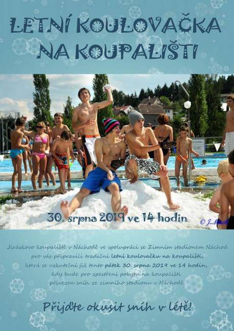 V Náchodě se dnes rozloučí s prázdninami koulovačkou na koupališti