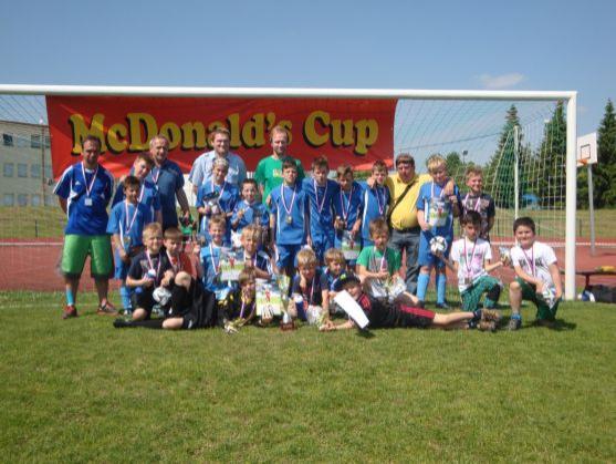 Fotbalisti Základní školy Hradební postoupili na celorepublikový turnaj McDonalds Cupu