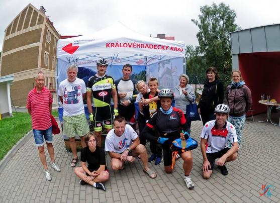 Sportcentrum v Teplicích nad Metují bylo průjezdní bod Metrostav handy cyklo maratonu