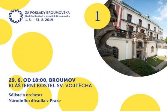Orchestr a sólisté Národního divadla zahájí festival Za poklady Broumovska hrou "domácího" autora