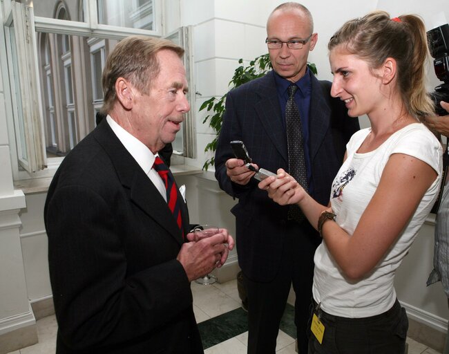 Novinařina si mě přitáhla sama