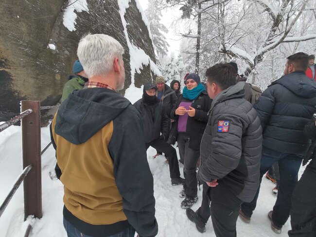 Obrazem: Prezident na Broumovsku